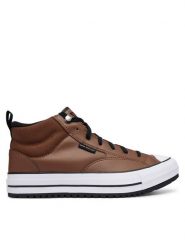 Converse Trampki Chuck Taylor All Star Malden Street Weatherized A18145C Brązowy. Brązowe trampki męskie Converse, bez wzorów, ze skóry, retro, bez zapięcia. Za 419.99 zł.