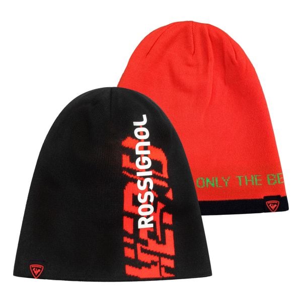 Czapka zimowa męska Rossignol Hero Reverse. Czarne czapki męskie Rossignol, na zimę, bez wzorów. Za 129.99 zł.