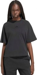Adidas Koszulka damska adidas Kit Small Logo czarna KF2433 M. Czarne bluzki damskie Adidas, m, bez wzorów, bez kołnierzyka, bez ramiączek. Za 160.91 zł.