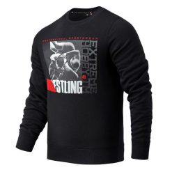 Bluza męska EXTREME HOBBY WRESTLING PRO. Czarne bluzy męskie EXTREME HOBBY, m, bez wzorów, z bawełny, klasyczne, bez ramiączek, bez kaptura. Za 229.00 zł.