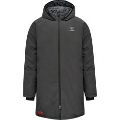 Wodoodporna kurtka Hummel Pro Grid Bench. Szare kurtki męskie Hummel, s, bez wzorów, sportowe, bez kaptura. W wyprzedaży za 414.85 zł.