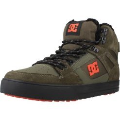 Buty DC PURE HT WC M SHOE Zielony. Brązowe buty zimowe męskie DC Shoes, bez wzorów, ze skóry, bez obcasa, bez zapięcia. Za 376.99 zł.