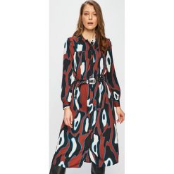 Vero Moda - Sukienka. Sukienki damskie Vero Moda, na co dzień, l, bez wzorów, z materiału, casualowe, bez kołnierzyka, bez ramiączek, maxi, proste. W wyprzedaży za 89.90 zł.