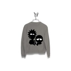 Bluza Rick i Morty Męska. Szare bluzy damskie Failfake, m, bez wzorów, bez ramiączek, bez kaptura. Za 170.00 zł.