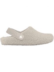 Klapki Crocs Classic Cozzzy Dorośli. Białe klapki damskie Crocs, bez wzorów, z futra, bez obcasa, bez zapięcia. Za 260.20 zł.