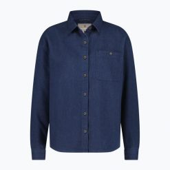 Koszula damska Royal Robbins Clouds Rest Hemp. Niebieskie koszule damskie ROYAL ROBBINS, bez wzorów, casualowe, bez kołnierzyka, bez ramiączek. Za 626.99 zł.