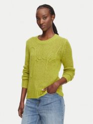 JOOP! Sweter 263Kn32Korin 30103314 Zielony Slim Fit. Zielone swetry nierozpinane damskie JOOP!, bez wzorów, z syntetyku, bez kołnierzyka, bez ramiączek. Za 799.99 zł.