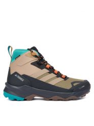 Adidas Trekkingi Terrex Skychaser AX5 Mid GORE-TEX CLIMAWARM+ JH7805 Brązowy. Brązowe botki męskie Adidas, z gore-texu, bez zapięcia. Za 699.99 zł.