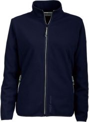 Damska kurtka polarowa Pro-X Elements Britta. Niebieskie kurtki sportowe damskie PRO-X ELEMENTS, bez wzorów, z polaru, bez ramiączek, bez kaptura, trekkingowe. Za 304.00 zł.