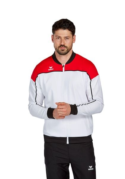 Kurtka z dresu Erima Change. Białe kurtki męskie Erima, xl, bez wzorów, z dresówki, z kapturem. Za 280.80 zł.