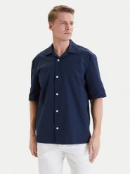 Tommy Hilfiger Koszula MW0MW42645 Granatowy Regular Fit. Niebieskie koszule męskie Tommy Hilfiger, m, bez wzorów, z syntetyku, bez kołnierzyka, bez ramiączek. Za 449.99 zł.