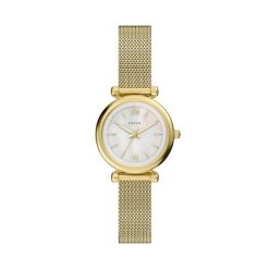 Zegarek Fossil. Żółte zegarki damskie FOSSIL, złote. Za 579.99 zł.