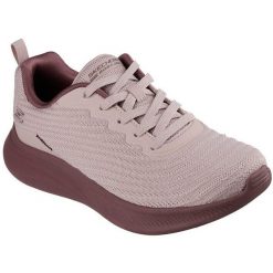 Buty sportowe damskie Skechers Bobs Moda Flex mellow Dawn. Fioletowe obuwie sportowe damskie Skechers, bez wzorów, bez zapięcia. Za 390.00 zł.