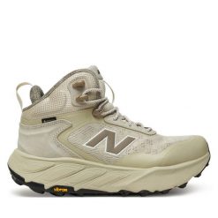 Trekkingi New Balance. Brązowe botki męskie New Balance, bez wzorów, sportowe, bez obcasa, bez zapięcia. Za 799.99 zł.