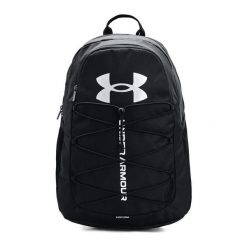 Plecak, Under Armour Hustle Sport Backpack 1364181-001, pojemność: 26 L. Czarne plecaki męskie Under Armour, bez wzorów, z materiału, sportowe. Za 262.50 zł.