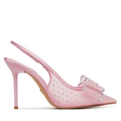 Szpilki Aldo. Czerwone szpilki damskie Aldo, bez wzorów, bez obcasa, na szpilce, bez zapięcia. Za 499.99 zł.