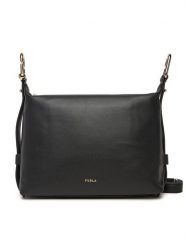 Furla Torebka WB01866-BX2045-O6000-1-007-20-CN Czarny. Czarne listonoszki damskie Furla, bez wzorów, ze skóry, bez dodatków. Za 1,769.00 zł.