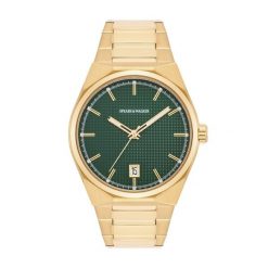 Spears & Walker Zegarek na reke ze stali nierdzewnej w kolorze zlotym Zegarki 1 ct Męskie. Żółte, analogowe zegarki męskie Spears & Walker, z aplikacjami, z koronki, z mosiądzu. Za 529.99 zł.