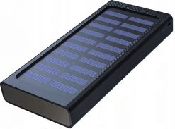 Powerbank Aiko Solarny Latarka 24000mAh Czarny. Czarne powerbanki Aiko. Za 255.00 zł.