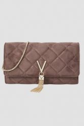 VALENTINO Torebka damska w kolorze taupe Charlotte Pochette. Brązowe torebki do ręki damskie Valentino by Mario Valentino, bez wzorów, ze skóry, zamszowe, bez dodatków. W wyprzedaży za 294.99 zł.