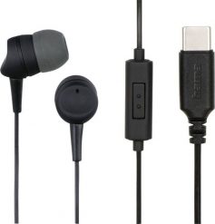Słuchawki Hama Dokanałowe "SEA" USB-C czarne. Czarne słuchawki dokanałowe Hama. Za 54.99 zł.