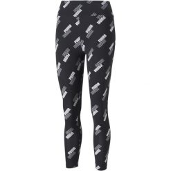Legginsy damskie Puma POWER AOP 7/8. Czarne legginsy damskie Puma, bez wzorów. Za 89.99 zł.