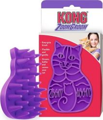 KONG KONG Zoom Groom szczotka dla kota fioletowa. Golarki i trymery KONG. Za 51.15 zł.