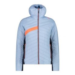 Kurtka hybrydowa damska CMP 32Z4236. Niebieskie kurtki sportowe damskie CMP, na zimę, xs, bez wzorów, bez ramiączek, bez kaptura, narciarskie. Za 319.99 zł.