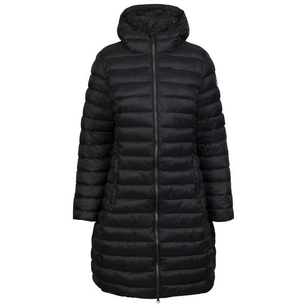 Kurtka Damska Dorothea Padded Jacket. Czarne kurtki sportowe damskie Trespass, bez wzorów, z puchu, bez ramiączek, bez kaptura, trekkingowe. Za 330.99 zł.