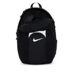 Plecak sportowo-turystyczny Nike Academy Team Storm-FIT Backpack pojemność 30 L. Czarne plecaki męskie Nike, bez wzorów, z materiału, sportowe. Za 139.99 zł.