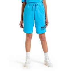 Spodenki krótkie DIADORA BERMUDA MANIFESTO. Niebieskie szorty damskie Diadora, bez wzorów. Za 89.99 zł.