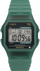 Zegarek Timex Zegarek męski Timex TW2Y34100 zielony. Zielone zegarki męskie Timex, bez wzorów. Za 499.00 zł.