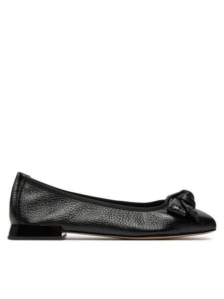 Caprice Baleriny 9-22105-42 Czarny. Czarne balerinki damskie Caprice, bez wzorów, ze skóry, bez obcasa, bez zapięcia. Za 259.99 zł.
