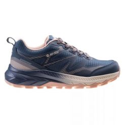 Buty Hi-Tec Visati Wp W 92800490160 niebieskie. Niebieskie obuwie trekkingowe damskie z gumy, bez zapięcia. Za 384.00 zł.