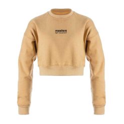 Bluza Damska Cropped. Brązowe bluzy damskie Masters, bez wzorów, sportowe, bez ramiączek, bez kaptura. Za 181.99 zł.