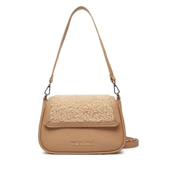 Torebka Valentino. Brązowe listonoszki damskie Valentino, bez wzorów, bez dodatków. Za 399.99 zł.