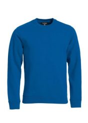 Clique Classic Roundneck bluza unisex z ukrytą kieszenią na zamek – royal blue. Niebieskie bluzy damskie CLIQUE, s, bez wzorów, z bawełny, bez ramiączek, bez kaptura. Za 183.24 zł.