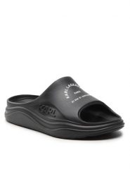 KARL LAGERFELD Klapki KL85008 Czarny. Czarne klapki damskie KARL LAGERFELD, bez wzorów, z tworzywa sztucznego, bez obcasa, bez zapięcia. Za 329.99 zł.