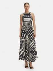 Rinascimento Sukienka koktajlowa CFC0127532003 Czarny Regular Fit. Czarne sukienki damskie Rinascimento, m, bez wzorów, z bawełny, wizytowe, bez kołnierzyka, bez ramiączek. Za 799.99 zł.