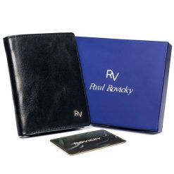 Portfel męski czarny Rovicky RV-7680272-8633 BL. Czarne portfele męskie ROVICKY, bez wzorów, ze skóry. Za 74.00 zł.