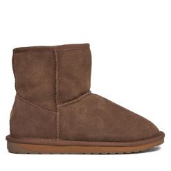 Śniegowce EMU Australia. Brązowe śniegowce damskie Emu Australia, bez zapięcia. Za 749.99 zł.