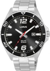 Zegarek Lorus Zegarek męski Lorus RX359AX9 srebrny. Szare zegarki męskie Lorus, bez wzorów, srebrne. Za 399.00 zł.