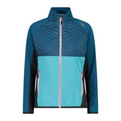 Bluza damska turystyczna CMP 32E3766. Niebieskie bluzy damskie CMP, l, bez wzorów, sportowe, bez ramiączek, bez kaptura. W wyprzedaży za 184.99 zł.