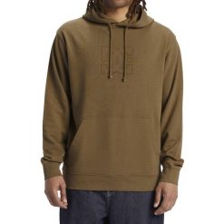 Bluza z kapturem DC Shoes Highland, Mężczyźni. Brązowe bluzy męskie DC Shoes, m, bez wzorów, z bawełny, z kapturem. Za 390.00 zł.
