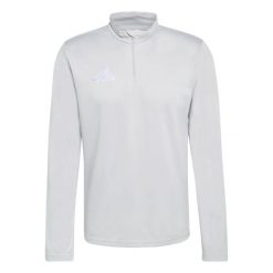 Treningowy top adidas Entrada 26. Białe bluzy męskie Adidas, bez wzorów, z poliesteru, sportowe, bez ramiączek, bez kaptura. Za 121.99 zł.