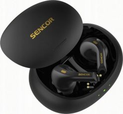 Słuchawki Sencor Słuchawki douszne bluetooth SEP 560BT BK, BT 5.3, czas 6h, 40mAh. Słuchawki douszne Sencor. Za 72.23 zł.