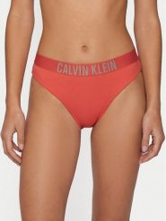 Calvin Klein Swimwear Dół od bikini LV00Q61221 Różowy. Czerwone bikini Calvin Klein Swimwear, bez wzorów, z syntetyku. Za 189.99 zł.