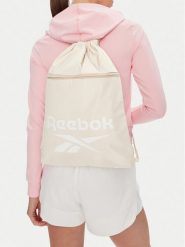 Reebok Worek RBK-B-044-CCC Beżowy. Brązowe torebki do ręki damskie Reebok, bez wzorów, z materiału, bez dodatków. Za 59.99 zł.