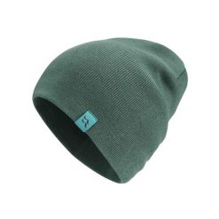 Czapka dzianinowa podwijana Rab Adzuki Beanie. Zielone czapki damskie RAB, bez wzorów, z dzianiny, sportowe. Za 89.99 zł.