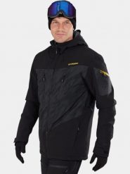 Kurtka Narciarska Męska Fundango Privet Allmtn. Niebieskie kurtki sportowe męskie FUNDANGO, na zimę, m, bez wzorów, z materiału, bez kaptura, narciarskie. Za 639.00 zł.